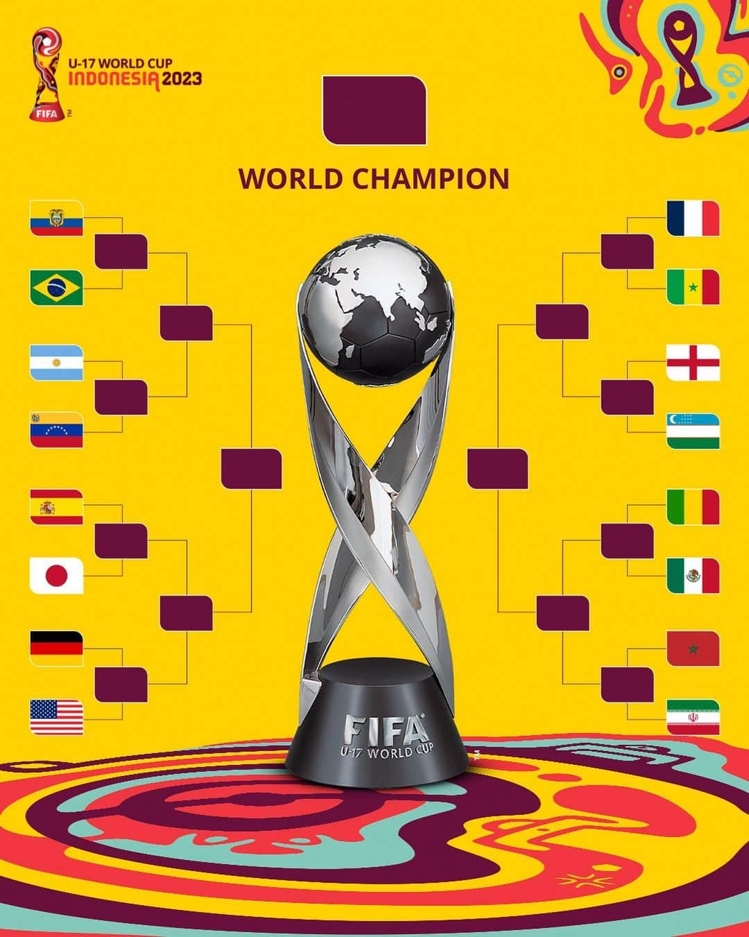 FIFAワールドカップさんのインスタグラム写真 - (FIFAワールドカップInstagram)「🏆 Who will win it all?   #U17WC」11月19日 0時20分 - fifaworldcup