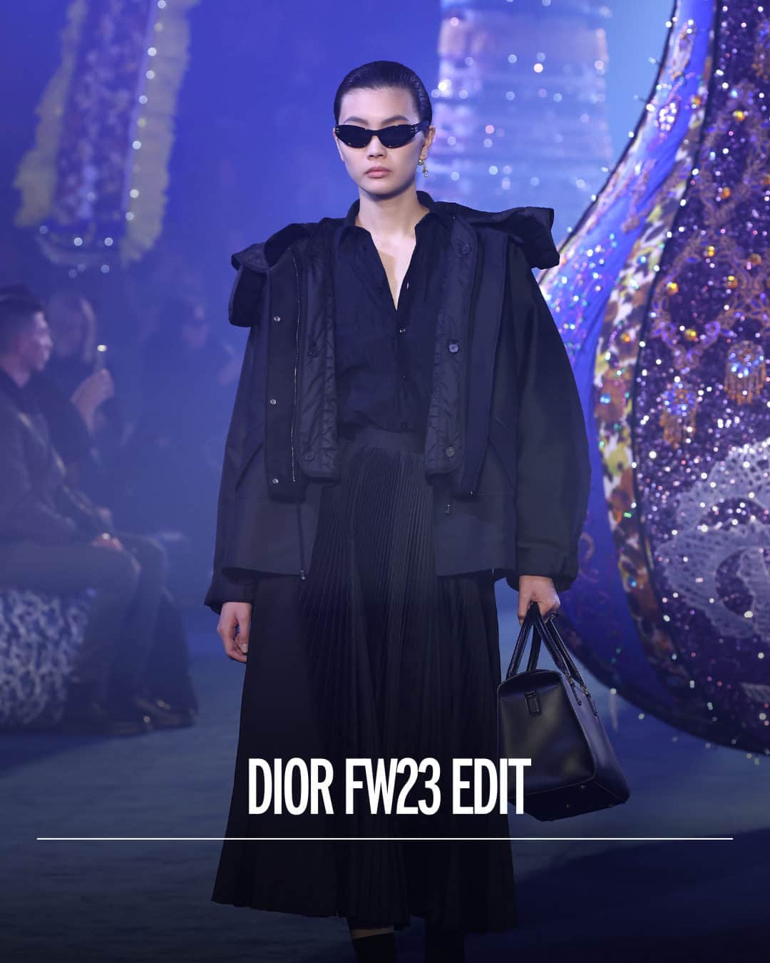 Fashion Weekのインスタグラム：「Get your mood boards ready 🖤 #Dior FW23」
