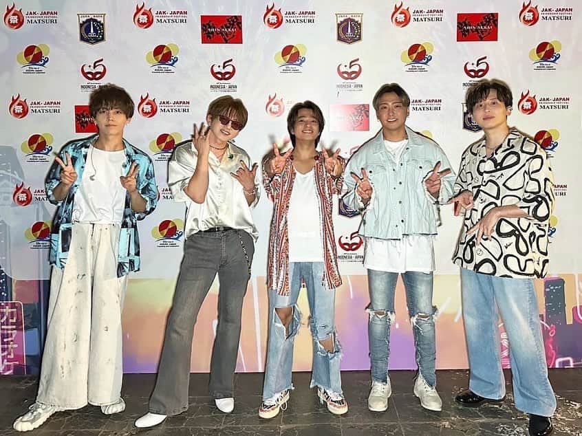 Da-iCEのインスタグラム：「'Jak-Japan Matsuri 2023' Thank you so much #JJM2023 !! Our first stage in JAKARTA‼︎🇮🇩🎲  ジャカルタでの初LIVE！ 「ジャカルタ日本祭り2023」 ありがとうございました！！   <setlist> #CITRUS Funky Jumping Clap and Clap DREAMIN' ON ウィーアー!(#ONEPIECE) #スターマイン   @jktjapanmatsuri  #SHINSEKAIMUSICFEST #JJM #Da_iCE」