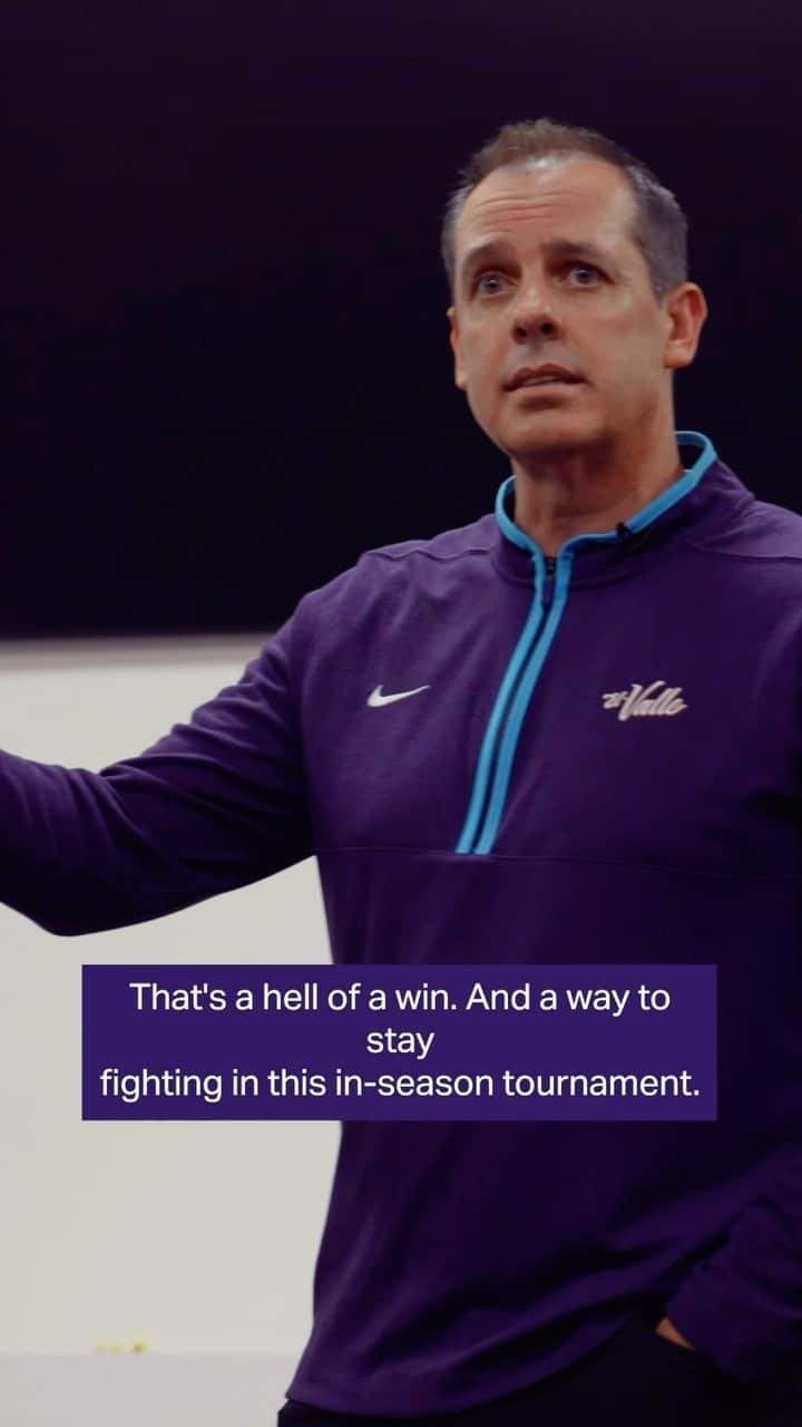 フェニックス・サンズのインスタグラム：「“Way to stay fighting in this In-Season Tournament. We’re still very, very much in the hunt for this thing.”  - Head Coach Frank Vogel after last night’s win」