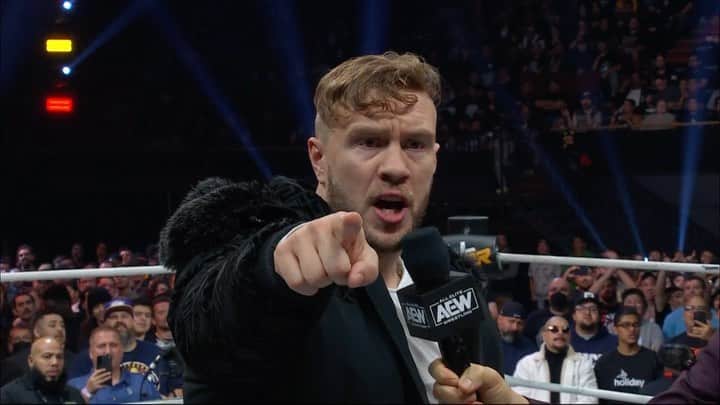 ウィル・オスプレイのインスタグラム：「Will Ospreay is #AllElite, bruv!  Watch #AEWFullGear LIVE on PPV! 🔗 allelitewrestling.com/watch-full-gear-2023」