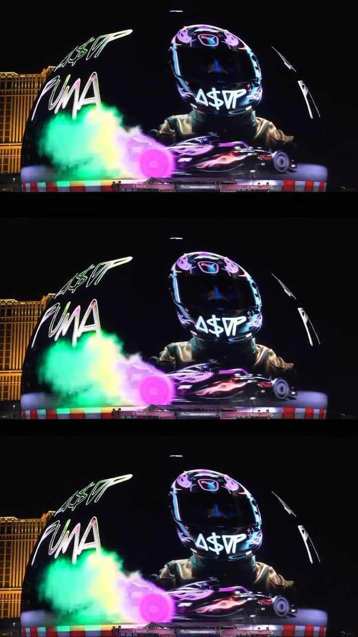プーマのインスタグラム：「TAKING OVER VEGA$ @asaprocky」