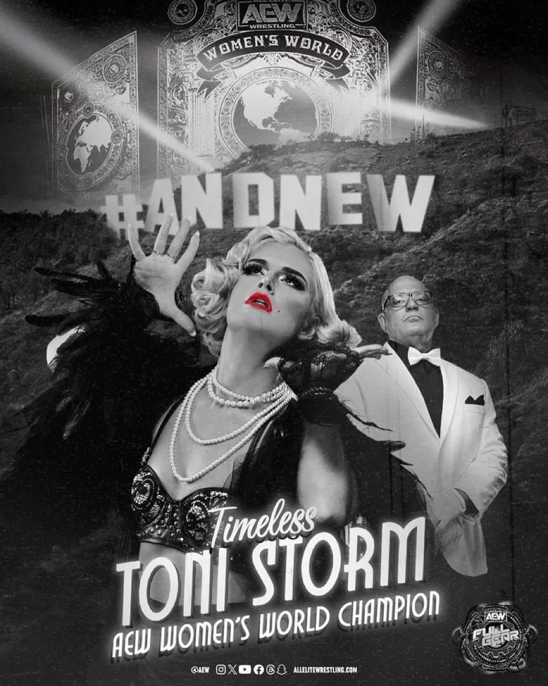 トニー・ストームのインスタグラム：「#AndNEW!  The #AEW Women's World Champion is once again, 'Timeless' Toni Storm!  #AEWFullGear」