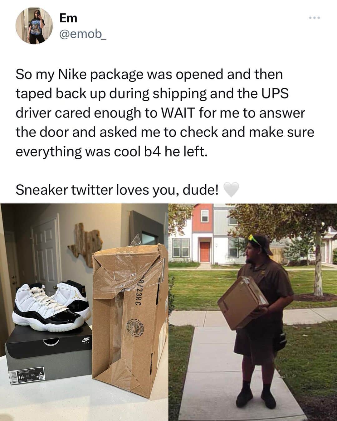 Nice Kicksのインスタグラム：「W UPS driver! 🔥🔥」