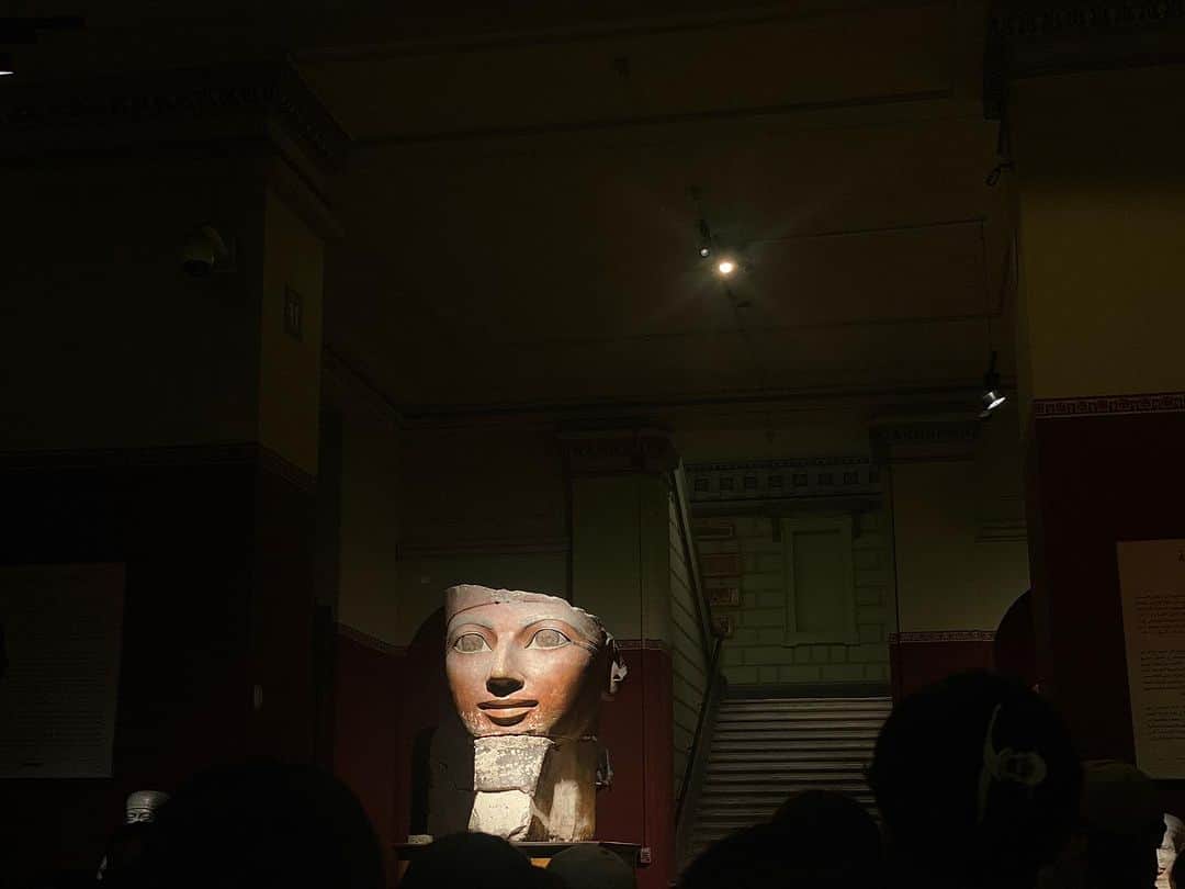 青山有紀さんのインスタグラム写真 - (青山有紀Instagram)「ピンクの外装がすてきなエジプト考古学博物館。 なんとこの博物館を丸ごと貸し切っていただき、普段は撮影禁止❌のツタンカーメンの部屋も全て写真オッケーにして下さいました✨ 美しいアヌビスやハトシェプスト像にも感動✨」11月19日 11時30分 - yukiaoya