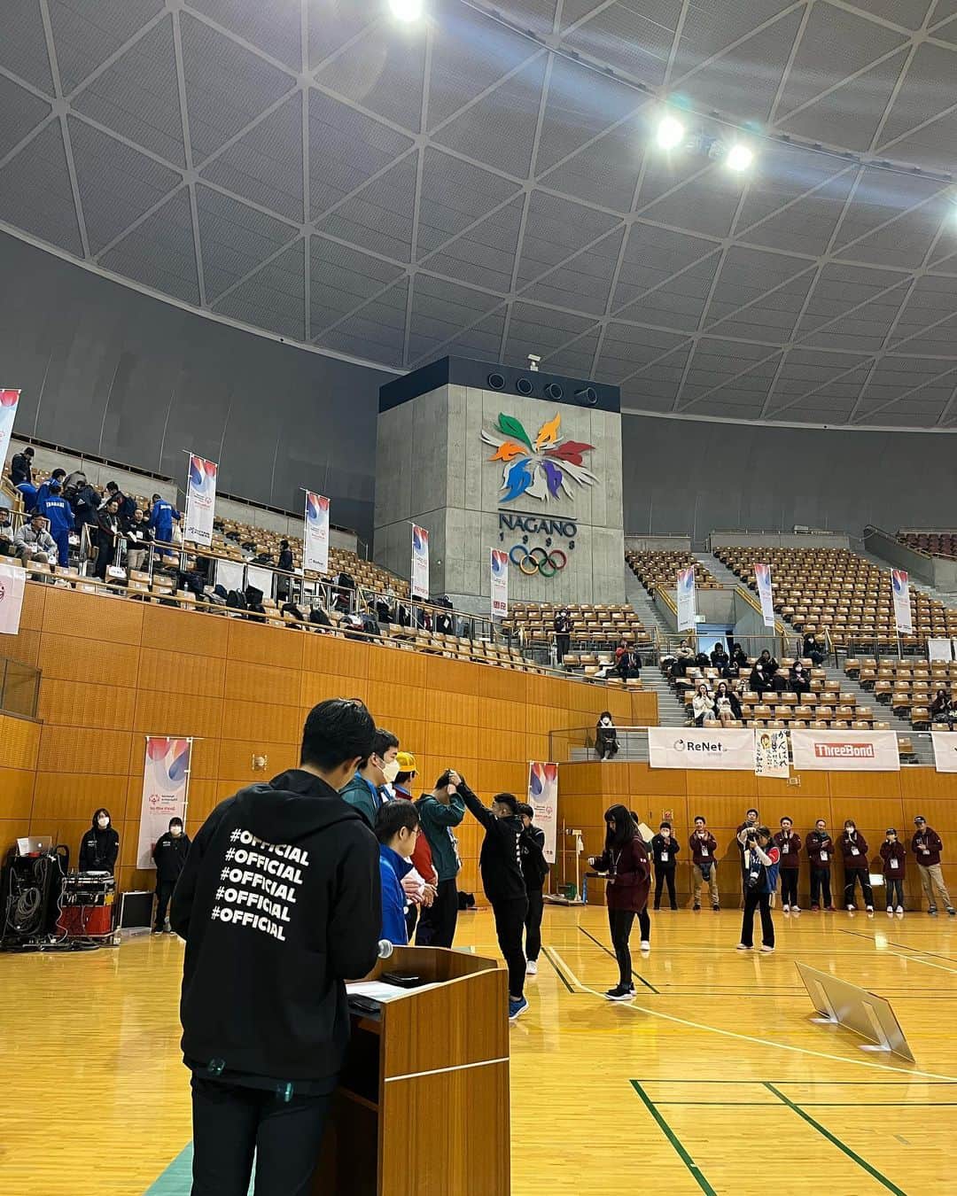 やまだひさしのインスタグラム：「表彰式！ スペシャルオリンピックス！ #やまだひさし #ラジオ #DJ #specialolympics」