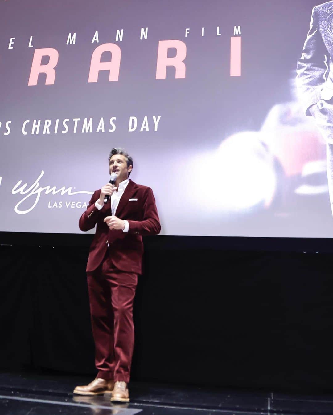 Just Jaredさんのインスタグラム写真 - (Just JaredInstagram)「The Sexiest Man Alive is getting back to work! After being honored with the title by People, Patrick Dempsey dressed up in a chic maroon velvet suit to attend a screening of his movie “Ferrari” in Las Vegas yesterday. We’ve got more pics over at JustJared.com! #PatrickDempsey Photos: Getty」11月19日 11時59分 - justjared