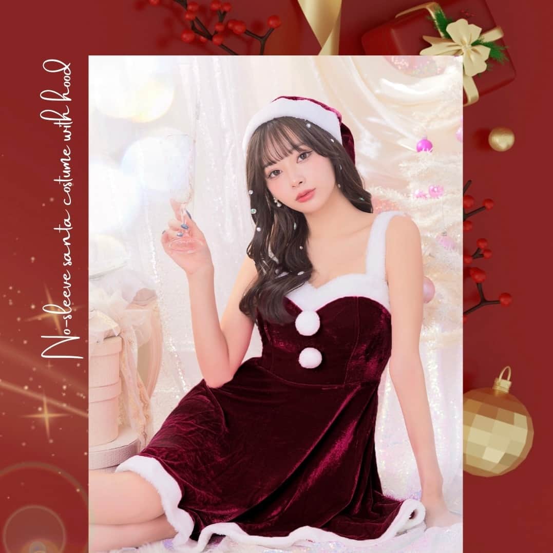 DazzyStoreさんのインスタグラム写真 - (DazzyStoreInstagram)「クリスマスが待ち遠しい⁉⁠ ⁠ 可愛いがあふれ出す⁠ ℂ𝕙𝕣𝕚𝕤𝕥𝕞𝕒𝕤 コーデ🎄🔔💖⁠ ⁠ #PyunA . さん着用 @⁠_000919_⁠ ･･････････････････････････････････⁠ 🏷ベロアAラインワンピースサンタコスチューム⁠ Price：¥4,378(tax in)⁠ Color：WINE RED / BLACK⁠ / PINK⁠ 商品No.🔍 : fm7d001⁠ ⁠ スタイルアップ抜群なAラインがキュート♡⁠ ハイウエストワンピースのサンタコスチューム🎅⁠ 背中見せのカットアウトでほんのり色気もプラス✨⁠ ⁠ワンピース、サンタ帽のセット。⁠ ･･････････････････････････････････⁠ 　⁠ プロフィールのURLから⁠ オンラインショップをチェックしてね👆⁠ ▽　▽　▽　▽⁠ @dazzy_official⁠ 　⁠ ⁠⁠\\モニターキャンペーン//⁠ ポンチョ&Aラインワンピースクリスマスコスチューム⁠ がもらえる⁠モニター企画を開催中♡⁠ ⁠ 詳しくは11月16日の投稿をチェック👆⁠ 　⁠ ⁠／⁠ ⁠ dazzyドレスの着用写真を　⁠ ⁠#dazzyme をつけて投稿すると⁠ dazzy公式HPで紹介されるかも･･･？🫧♩⁠ ＼⁠　　　⁠ 　⁠ ───────────────────⁠───────⁠ #dazzy #dazzystore #通販 #ドレス #キャバ⁠ #キャバ嬢ドレス #キャバ嬢 #水商売 #夜職⁠ #ニュークラブ #クラブ #ナイトワーク⁠ #カラコン #コスメ #GRACIANA ⁠ #モニターキャンペーン #モニター企画 ⁠ #懸賞 #キャバ嬢コーデ #キャバ嬢life⁠ #華奢 #セクシーコーデ #大人可愛い⁠ #クリスマスコーデ #サンタコスチューム⁠ #パーティーコーデ #サンタコス」11月19日 12時00分 - dazzy_official