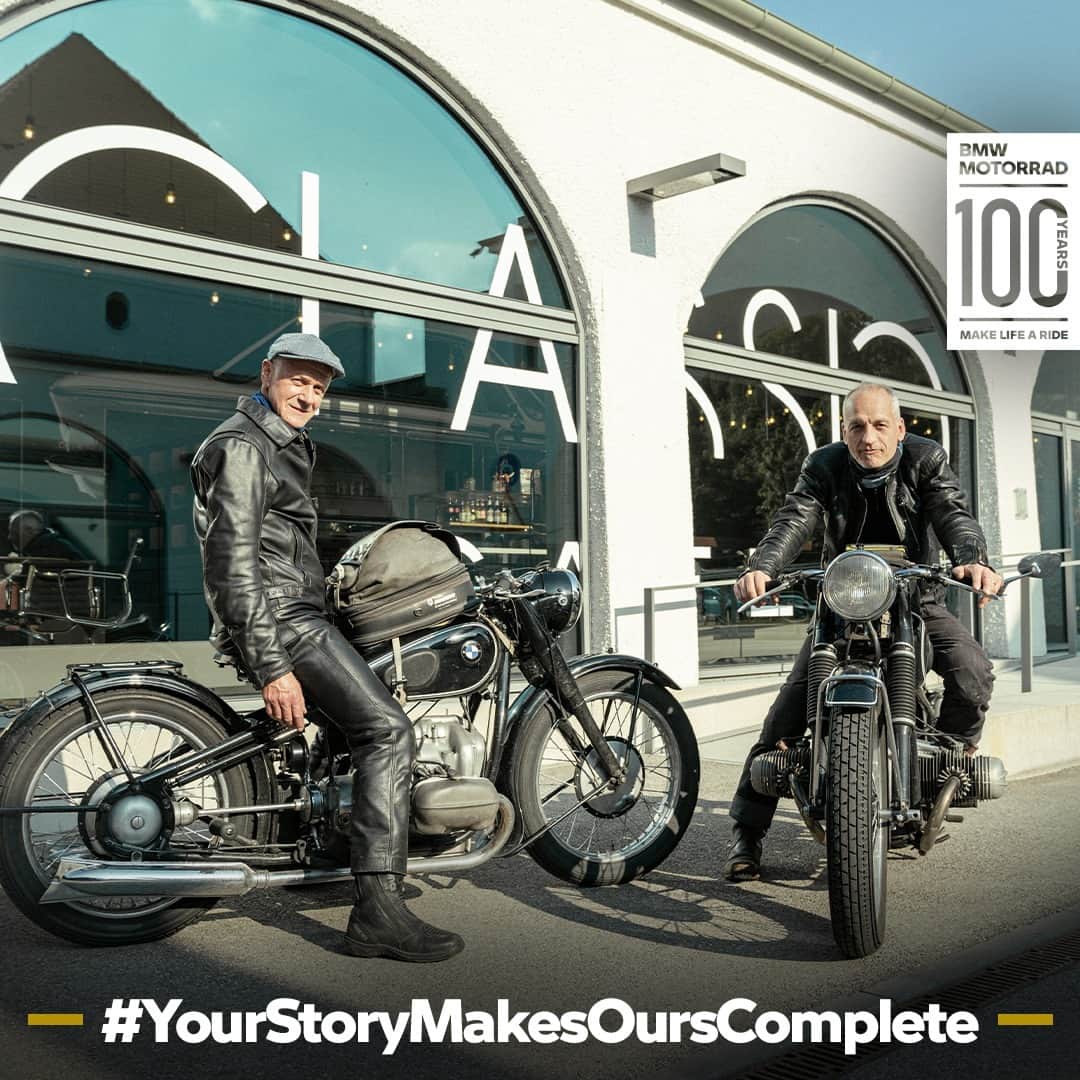BMW Motorrad Japanのインスタグラム：「2023年はBMW Motorrad 100周年にあたるメモリアルイヤーです。今回はドイツ在住のビンテージBMW愛好家、ハンス・ケッカイゼンとセバスチャン・グッチュのお二人をご紹介します。  ビンテージモーターサイクルのマニアであるハンスは数多くのコレクションを所有し、様々な旧車を維持してきた経験豊富な人物です。数あるコレクションの中でも彼が最も愛情を注ぐのがBMW R 5です。  そしてもう一人のセバスチャンは、BMW Motorradのモーターサイクルで20年以上に渡ってギリシャやフランス、スペイン、イタリア、イギリスなど各地を旅してきました。やはりセバスチャンも多くの車両と暮らすマニアですが、その中でも彼のBMW R 68はひときわ特別な車両だそうで、現在オドメーターが刻む走行距離はなんと15万5000km！ そのことからも、セバスチャンが旧車を維持する専門知識に長けた人物であることが伺えます。  BMW Motorradの歴史を作ってきたのは、紛れもなくBMWを所有し、走らせ続けてきたみなさんです。これからもBMWと共により良いバイクライフを楽しんでください。  #MakeLifeARide #Soulfuel #100YearsBMWMotorrad #BMWMotorrad #BMWR5 #BMWR68」