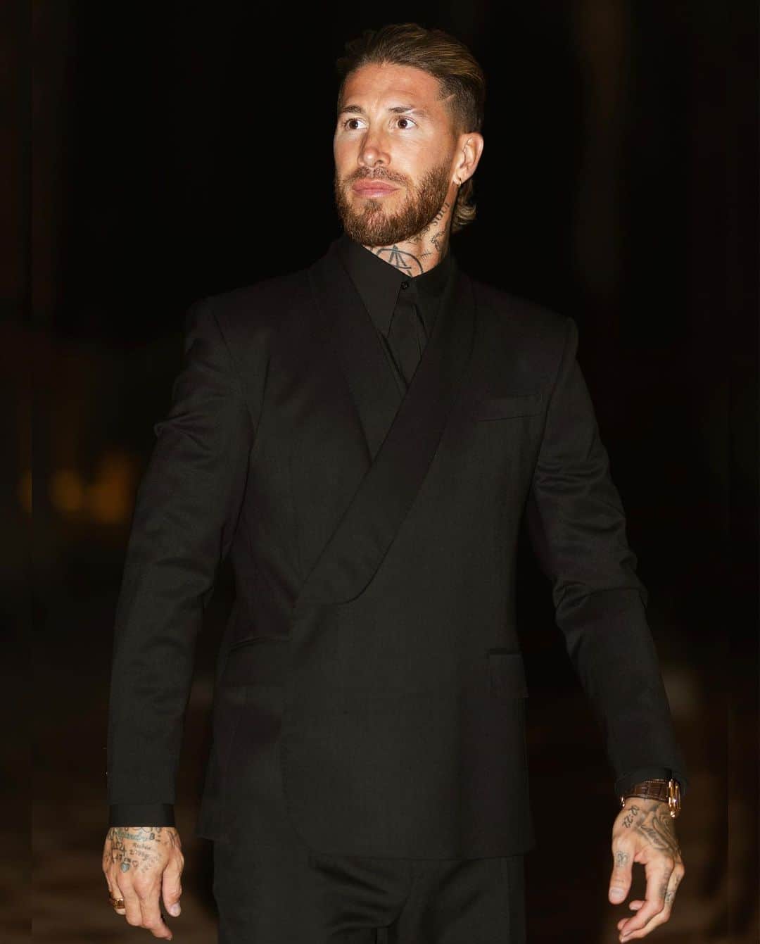 セルヒオ・ラモスのインスタグラム：「Total black look 👌」