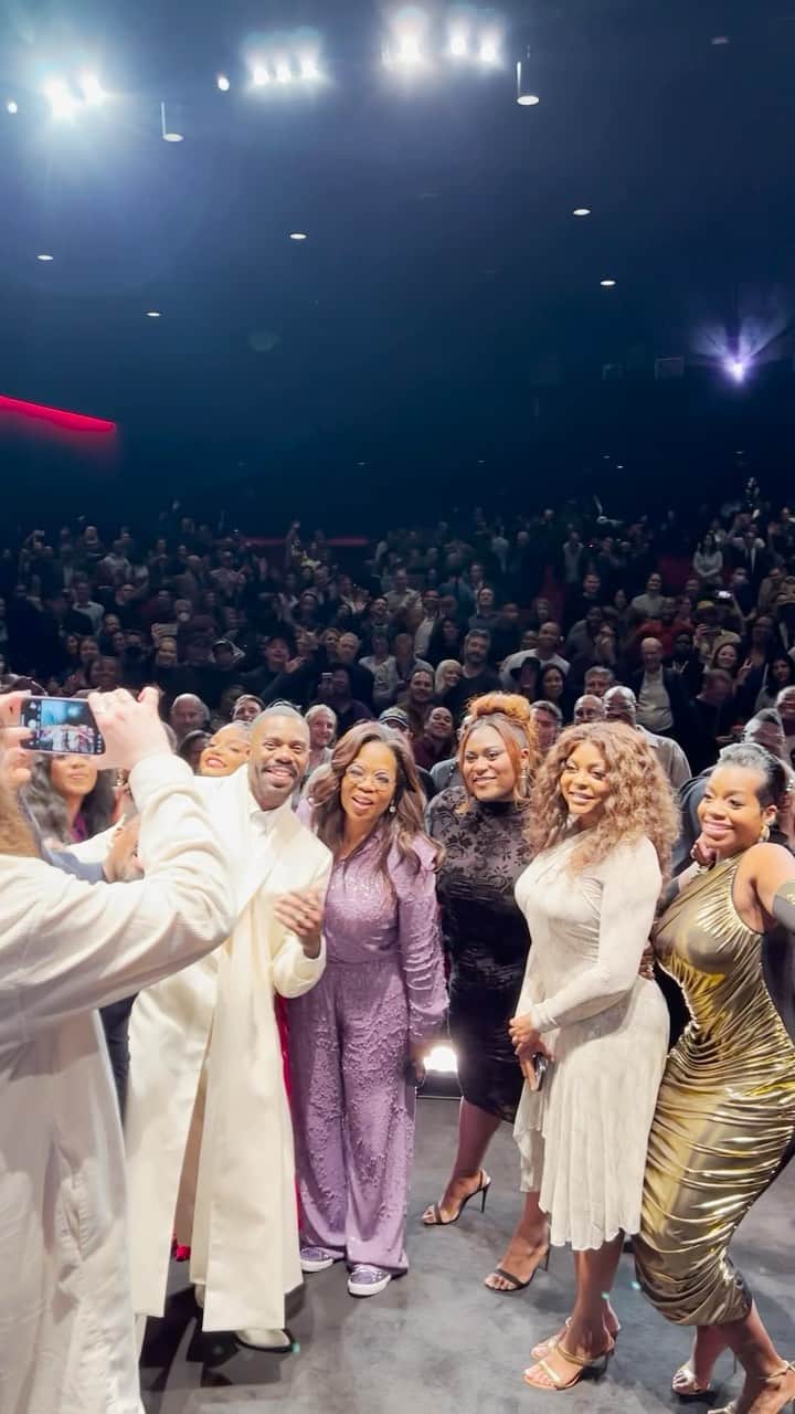 タラジ・P・ヘンソンのインスタグラム：「Reunited with my #TheColorPurple family at last!! 💜💜💜 Can’t wait for y’all to see this movie @thecolorpurple」
