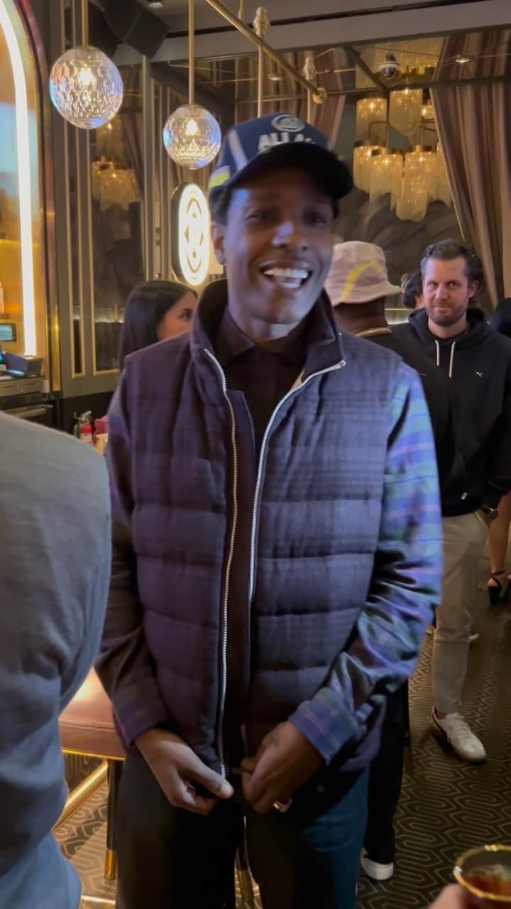 Nylon Magazineのインスタグラム：「Even as a dad, @asaprocky’s still a fashion killa.   As the new creative director of @puma x @f1, the rapper hosted a launch party for the already sold-out collection at the Formula 1 Las Vegas Grand Prix this weekend.   🎥 @indiajde for NYLON」