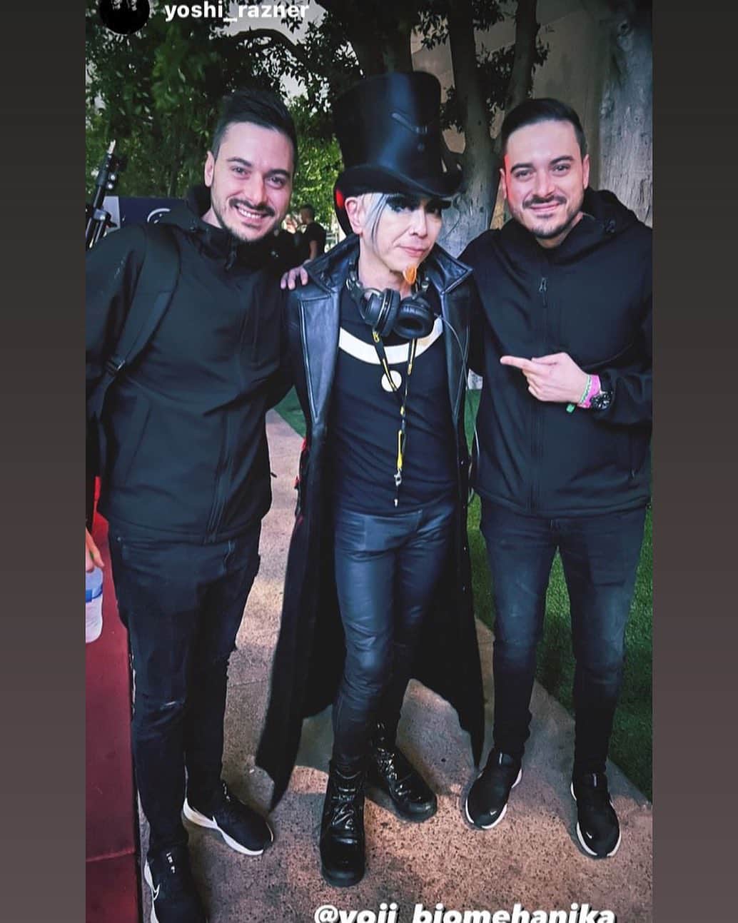 YOJI BIOMEHANIKAのインスタグラム：「It was happy to see Yoshi & Razner again. #dreamstatesocal」