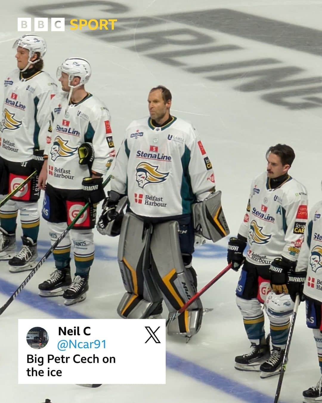 ペトル・チェフさんのインスタグラム写真 - (ペトル・チェフInstagram)「Petr Cech’s first game as backup for his loan club Belfast Giants 🏒✅」11月19日 7時11分 - petrcech