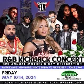 フェイス・エヴァンスのインスタグラム：「Houston we pulling up 5/10/24 Mother’s Day weekend for the R&B Kickback at @arenatheatre #Faithfuls #TeamFizzy」