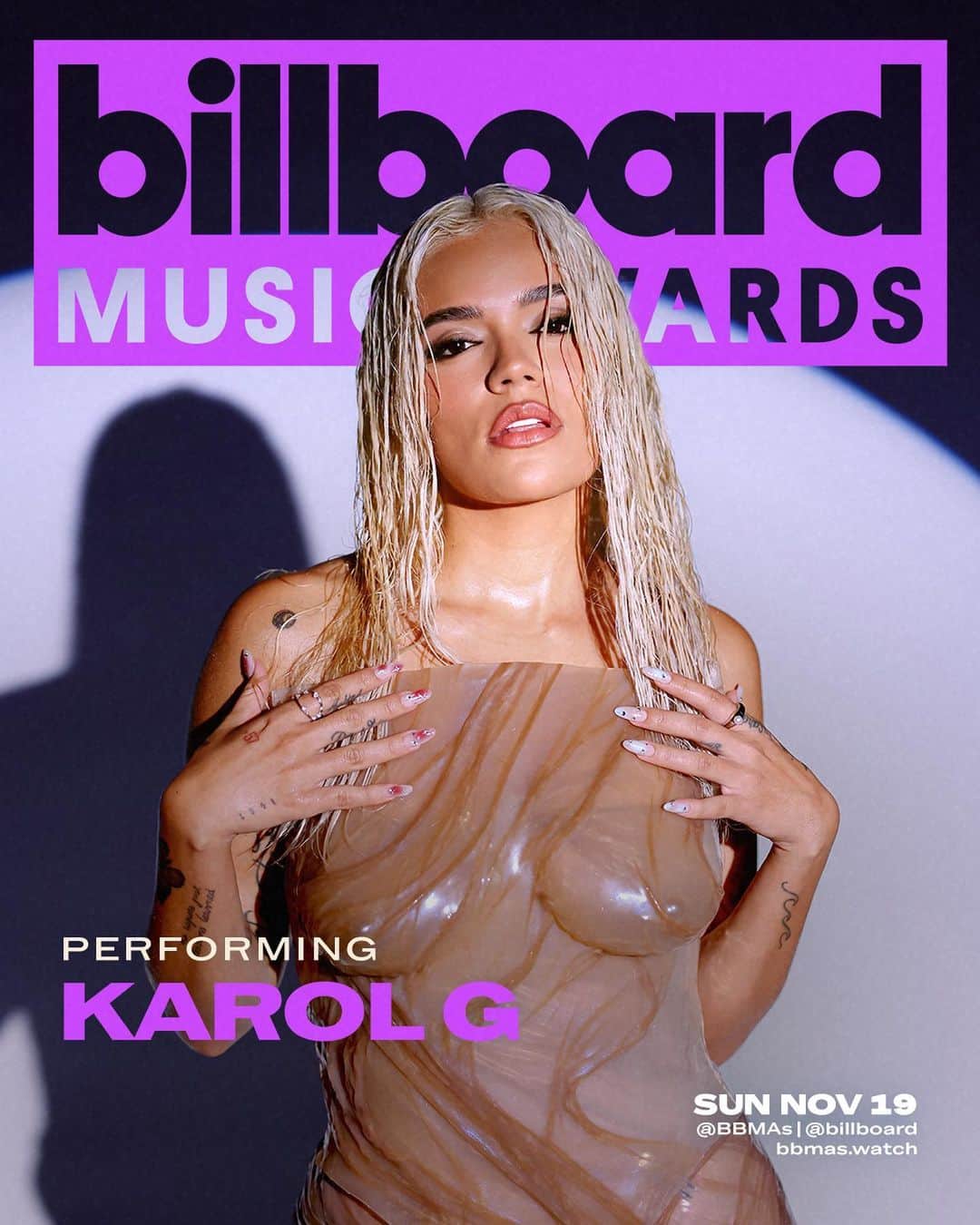Billboardのインスタグラム：「‼️The 2023 #BBMAs are TOMORROW ‼️ Tune in to see once-in-a-lifetime performances by these incredible artists!  Don't miss the big show Nov. 19 on @billboard, @bbmas and bbmas.watch 📺」