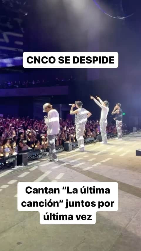 のインスタグラム：「@cncomusic  se despiden en su último concierto en Puerto Rico.」