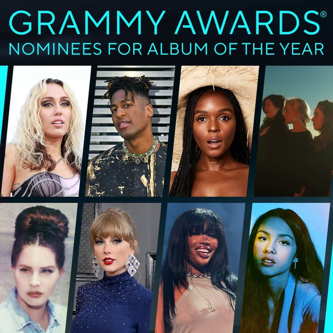 The GRAMMYsのインスタグラム：「🎵 From gutsy pop to psychedelic soul, the eight nominees for #AlbumOfTheYear at the 2024 #GRAMMYs — which are notably dominated by women, people of color, and the queer community — are a reflection of the joyous diversity within the music community.  ✨ At the link in our bio Below, take a deeper dive into who's in the running for Album Of The Year on Music's Biggest Night.」