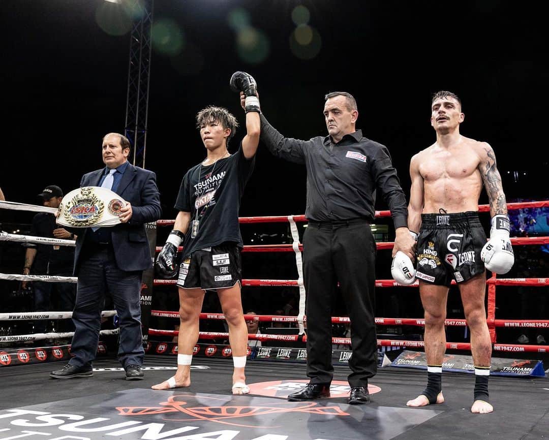K-1【Official】さんのインスタグラム写真 - (K-1【Official】Instagram)「OKTAGON Kickboxing Event for November 18 in Italy  👑New Champion  🌍ISKA World Title Fight – K-1 -59KG ×🇮🇹Mirko Flumeri  ［4R KO］ ◎🇯🇵Takumi Terada   #k1wgp #k1 #Oktagon #Italia #Torino #Italy #Turin #KREST #K1GYM ︎©︎OKTAGON」11月19日 9時36分 - k1wgp_pr