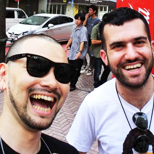 のインスタグラム：「久々にA-Trakと街をパトロール」