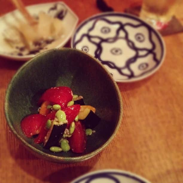 のインスタグラム：「夏野菜の塩麹和え」