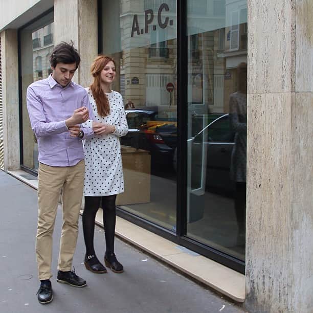 アーペーセーさんのインスタグラム写真 - (アーペーセーInstagram)「A.P.C. staff at the rue Madame store in Paris. #apc」4月9日 0時28分 - apc_paris