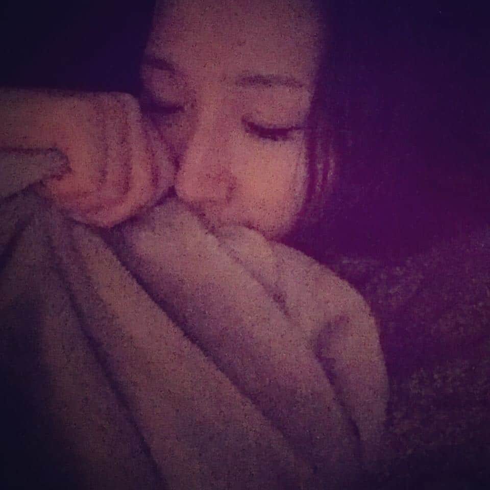 佐山愛のインスタグラム：「さて。  今日もたくさんふざけたから。  眠りまーす！  Good night ✧」