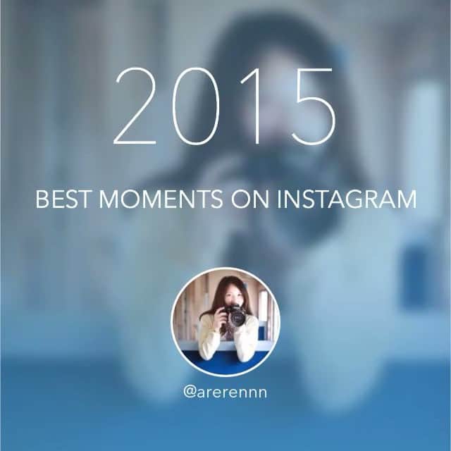 のインスタグラム：「今年のトップ5！！ 2015年も残りわずか！！！」