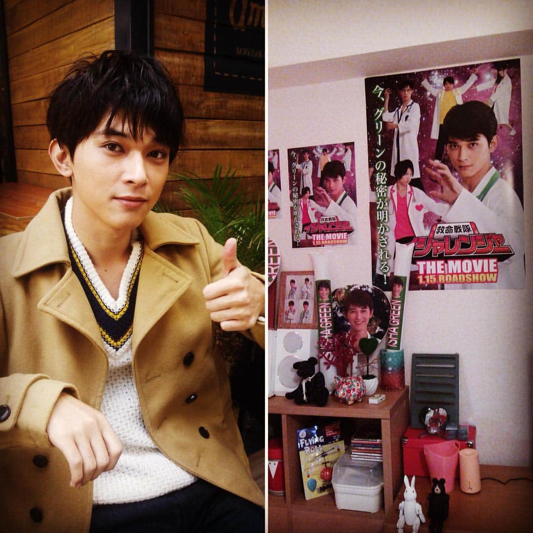 TBS1月期火曜ドラマ『ダメな私に恋してください』のインスタグラム：「第1話ゲスト出演の吉沢亮さんです！そして、ミチコ部屋にあるイシャレンジャーグッズの数々にも吉沢さんが⁉︎真相はOAでチェック‼︎ #ダメ恋 #ダメな私に恋してください #TBS #深田恭子  #ディーンフジオカ #三浦翔平 #吉沢亮 #イシャレンジャー #イシャグリーン」