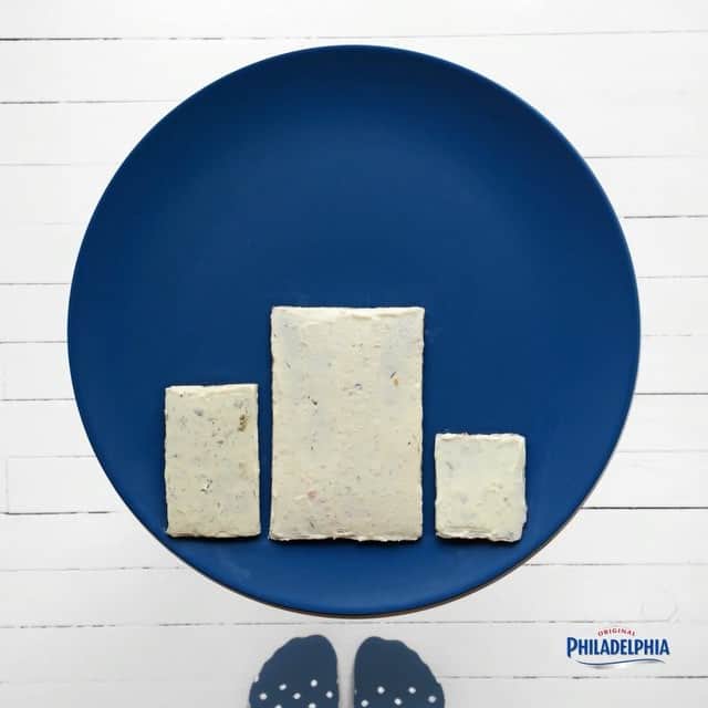 Ida Froskのインスタグラム：「Happy Tasty New Year! 🎆 #ad #PhiladelphiaDeutschland #foodart #newyear #happynewyear #creamcheese」