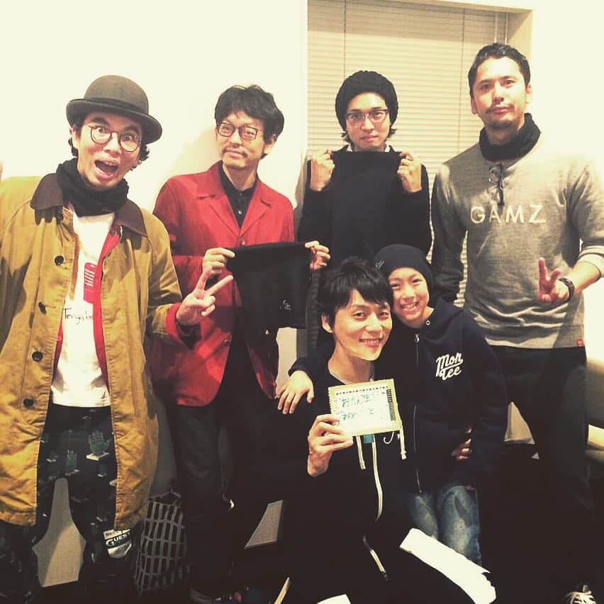 JONTEさんのインスタグラム写真 - (JONTEInstagram)「No.9メンバーさんが来てくれました(^^)thanx a lot!! #片桐仁 #山中崇 #深水元基 #薬丸翔 #山崎雄大」12月18日 13時15分 - jtfav