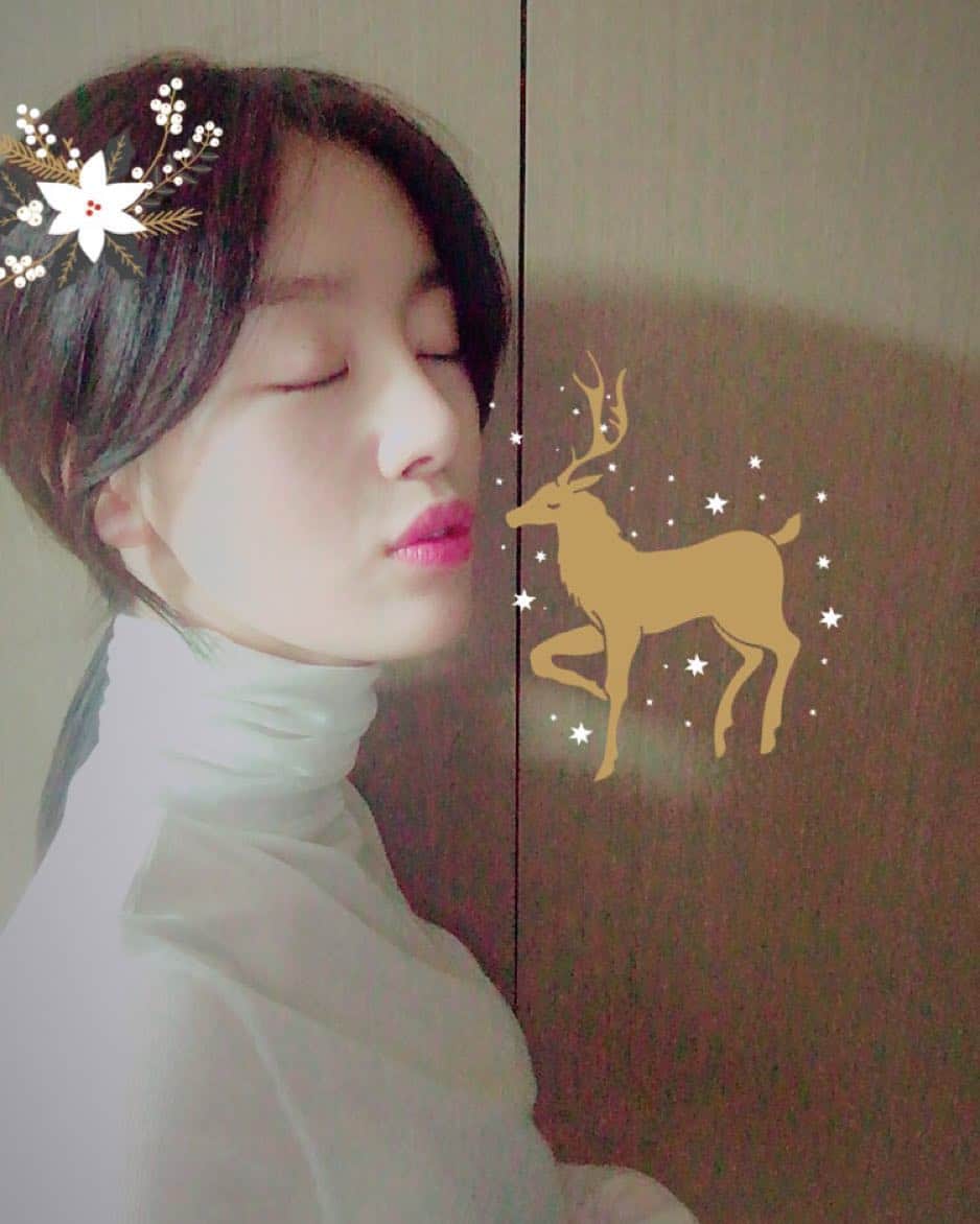 ハン・ソナさんのインスタグラム写真 - (ハン・ソナInstagram)「#MerryChristmas#메리크리스마스💕🎀👄💝」12月24日 19時14分 - shh_daily