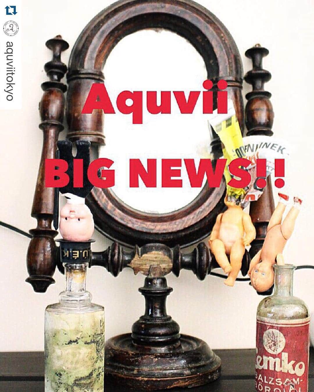 代官山Aquviiのインスタグラム：「#Repost @aquviitokyo with @repostapp. ・・・ ▲AQUVII 　BIGNEWS▲ 【BEST WISHES FOR A HAPPY NEW YEAR!】 2015年も大変お世話になりました。 より深い人との繫がり、もっと楽しい事、丁寧な物作りを実現する為に、  来る２０１６年1月11日をもって、２店舗目でありました 渋谷AquviiTOKYOを閉店させて頂く事となりました!! "お店"という形は、代官山店に集中しこれからもAquviiなりの 『gifts』をお届け出来る様にスタッフ一同、気持ちも新たに精進して参ります。 今後とも変わらぬご愛顧を賜りますようお願い致します。  Aquvii 　川辺恭造  #Aquvii #aquviitokyo #Aquviioffice」