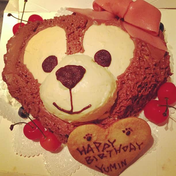 笛木優子のインスタグラム：「duffy cake💗」