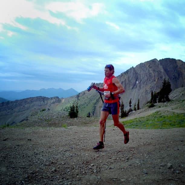Montrailのインスタグラム：「Max King at mile 23 / Speedgoat 50k, Wasatch Mountains, Utah」