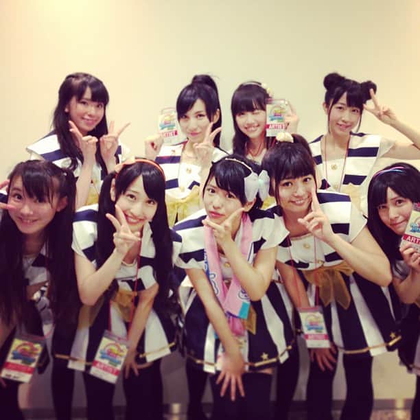 のインスタグラム：「HOT STAGE終了！ありがとうございました！これから握手会と物販ですo(^_^)o #アイカレ #tif」