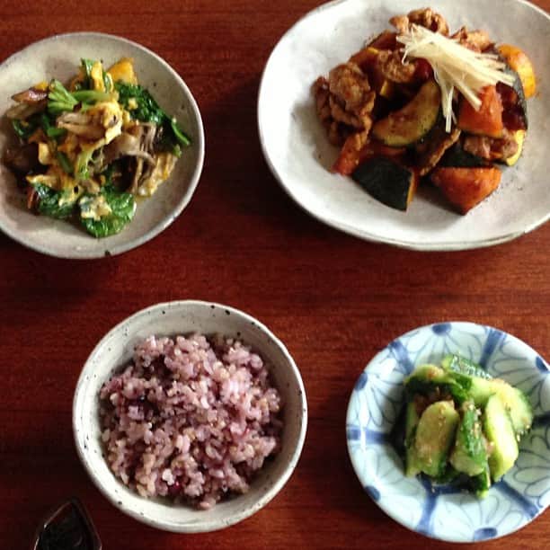 小堀紀代美さんのインスタグラム写真 - (小堀紀代美Instagram)「1人で食べ過ぎ？！ #coboおうちごはん」7月30日 13時56分 - likelikekitchen