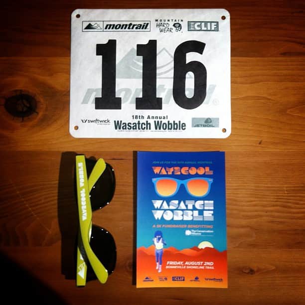 Montrailのインスタグラム：「18th Annual Wasatch Wobble 5K. Come run with us tomorrow morning. Proceeds benefit the Conservation Alliance. Buses leave at 6:15am from the Southeast corner of the Salt Palace.」