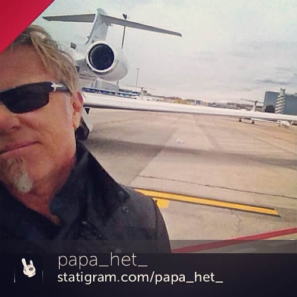 ストロのインスタグラム：「James Hetfield @papa_het_」