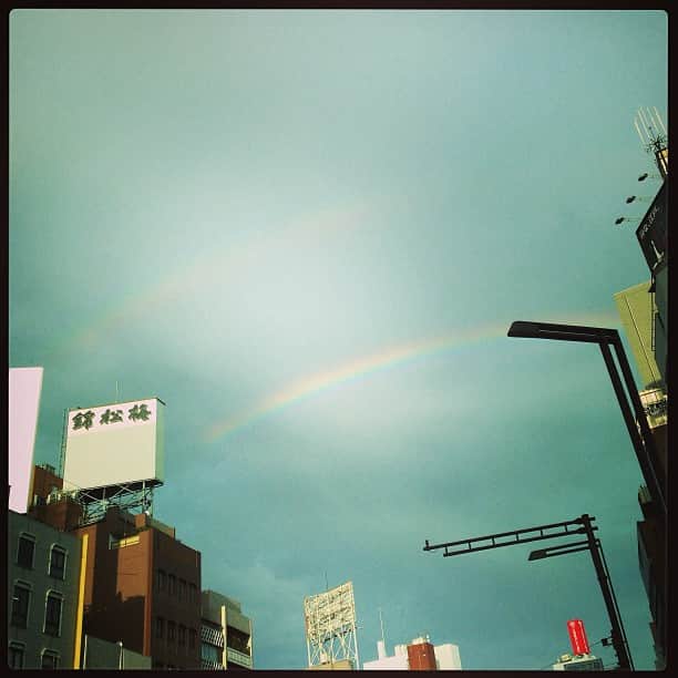 笛木優子のインスタグラム：「w rainbow🌈✨」