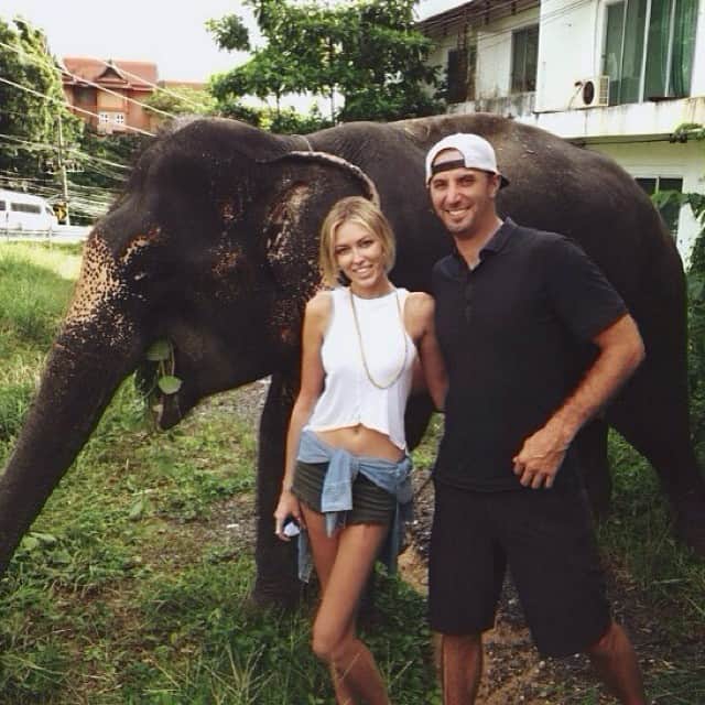 ダスティン・ジョンソンのインスタグラム：「Love Thailand @paulinagretzky」