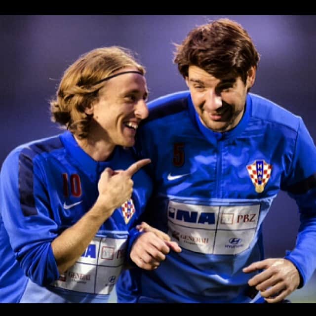 ルカ・モドリッチさんのインスタグラム写真 - (ルカ・モドリッチInstagram)「National team #happiness#croatia」10月10日 18時25分 - lukamodric10