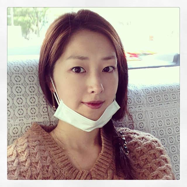 笛木優子のインスタグラム：「😷マスク😷💦 おはようございます☀💓」