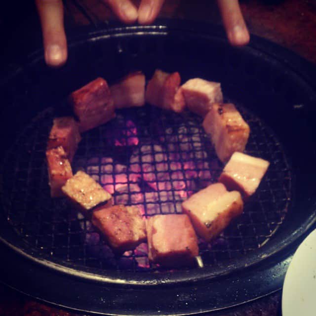 近森裕佳のインスタグラム：「ベーコンの壁！ #Bacon #Wall」