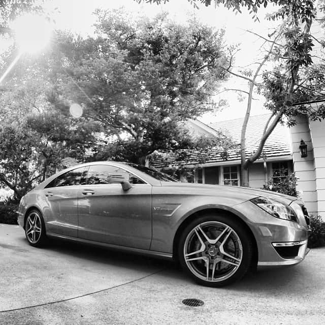 リッキー・ファウラーのインスタグラム：「Pumped on my new Mercedes CLS 63 AMG...thanks @mbusa!! #MBUSA #CLS63 #AMG taken on my @gopro #hero3plus #blackedition」
