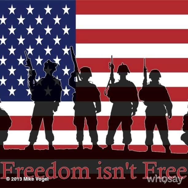 マイク・ヴォーゲルさんのインスタグラム写真 - (マイク・ヴォーゲルInstagram)「Freedom isn't free. Thank you to our troops who sacrifice everything for our freedom. #SupportOurTroops」10月23日 1時19分 - realmikevogel