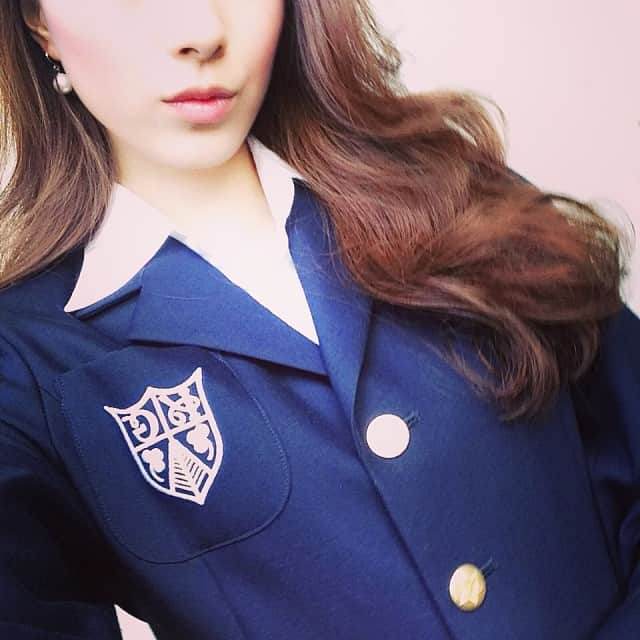 のインスタグラム：「今日は制服💗 #南女 #today」