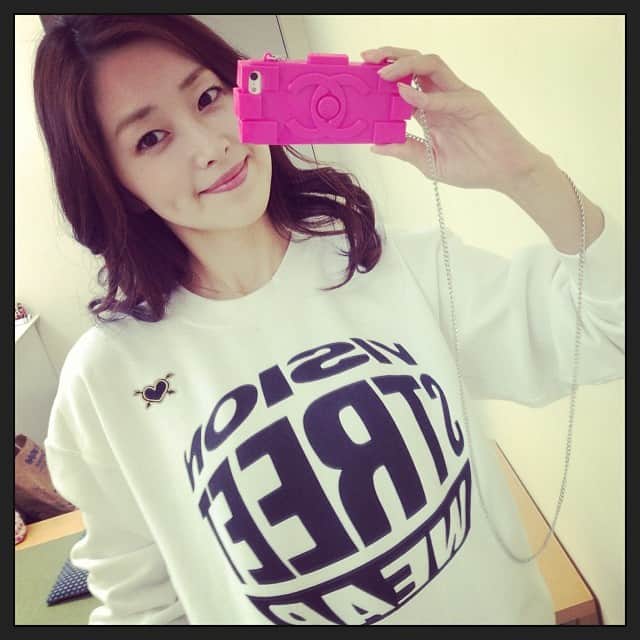 笛木優子のインスタグラム：「今日は一日ドラマ撮影！chloe×opening ceremony×vision」