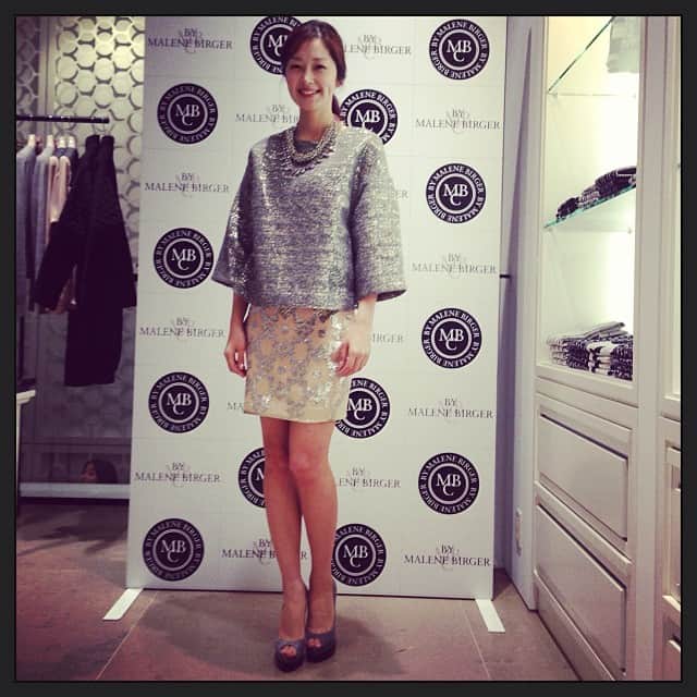 笛木優子のインスタグラム：「💙💙💙#bymalenebirger」