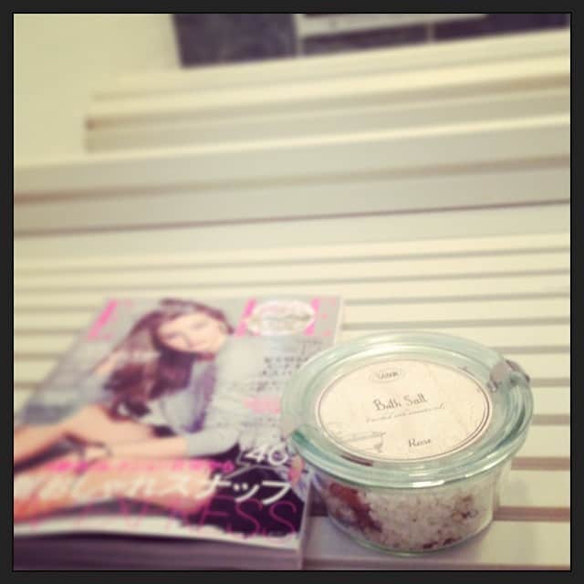 笛木優子のインスタグラム：「bath salt💗💗💗#sabon」